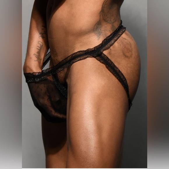 Andrew Christian - UNLEASHED Boudoir Mesh Jock w/ ALMOST NAKED® - Size Medium - Picture 3 of 5